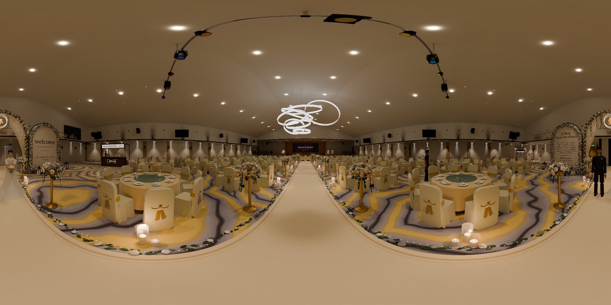 360° view from the aisle