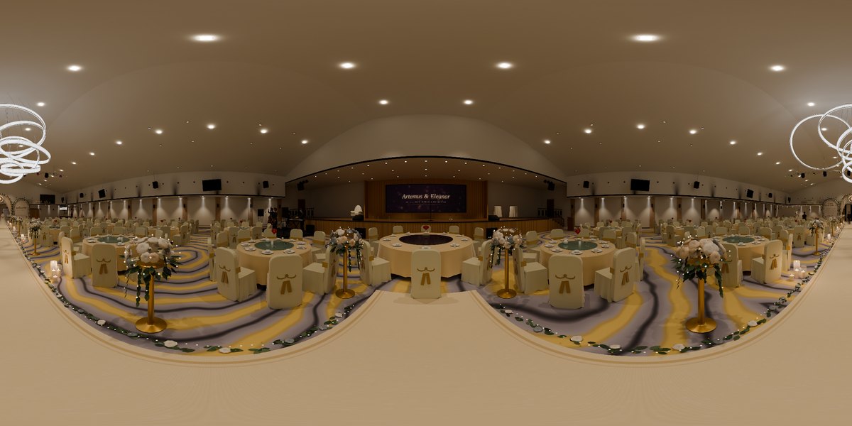 360° view by the stage